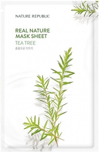 NATURE REPUBLIC~Тканевая маска с экстрактом чайного дерева~Real Nature Mask Sheet (TEA TREE)