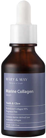 Mary&May~Антивозрастная сыворотка с морским коллагеном~Marine Collagen Serum