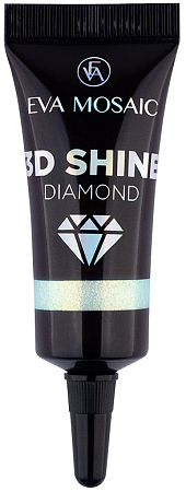 Eva Mosaic~Глиттер для лица "Аквамарин"~3D Shine Diamond