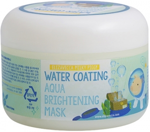 Elizavecca~Увлажняющая маска для сияния кожи~Milky Piggy Water Coating Aqua Brightening Mask
